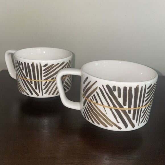 Set 2/Starbucks 2014 Artisan Series 01/08 Origin Story Coffee Mug Cup Bone China - Picture 5 of 5